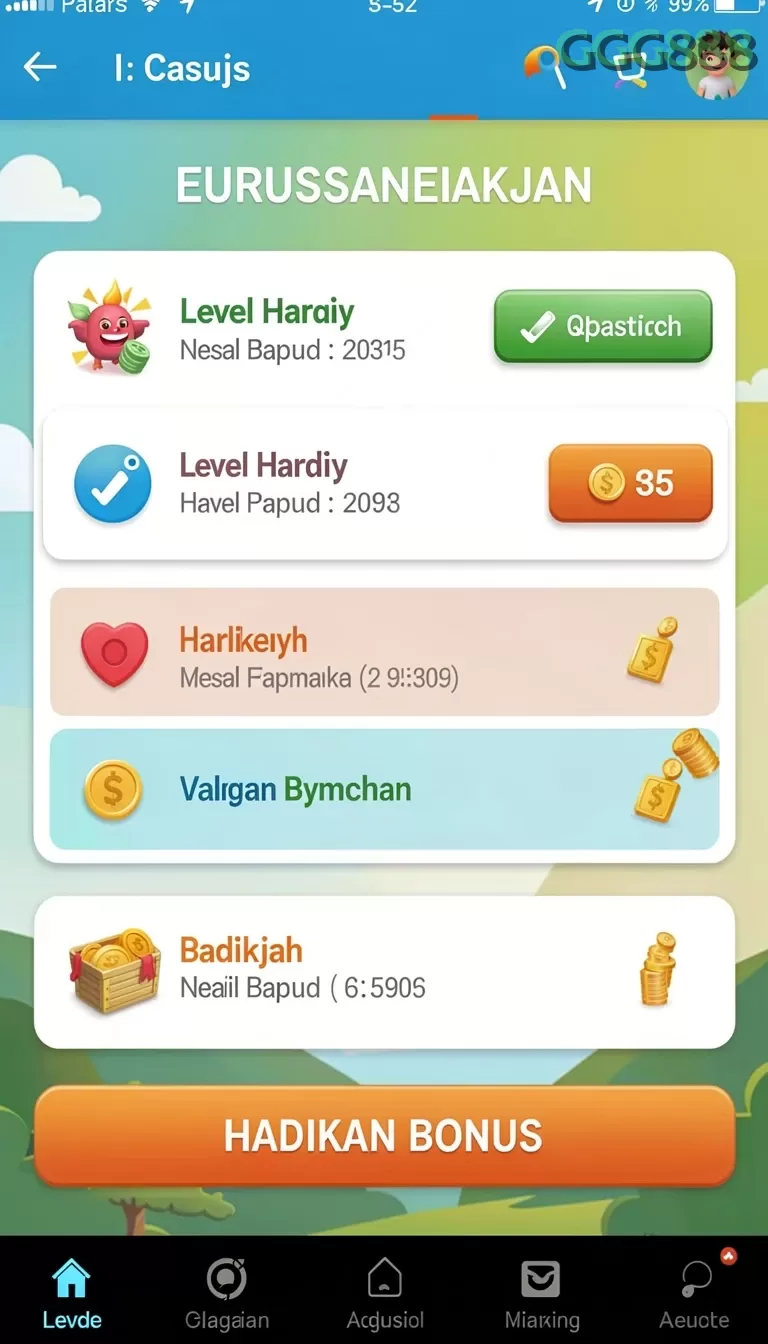 Cuplikan layar KAPTEN77 — menu navigasi