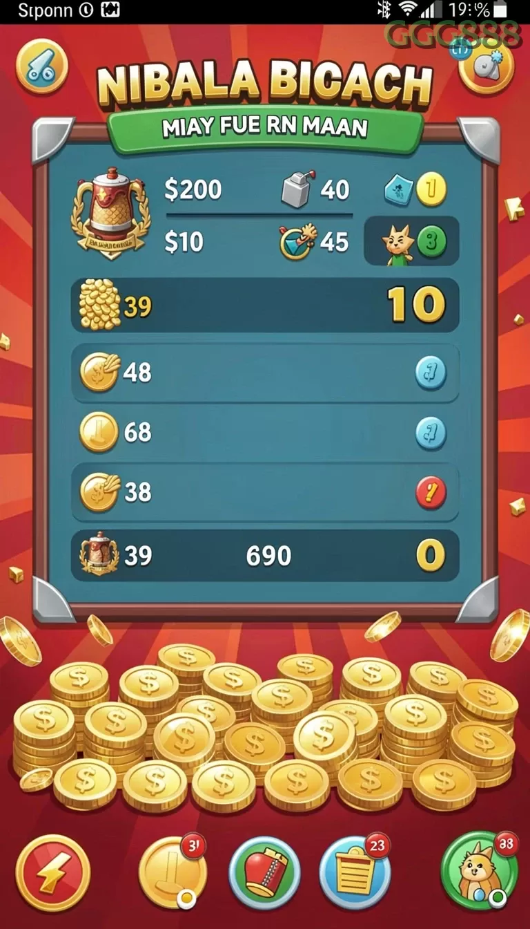 Cuplikan layar V98 — halaman utama